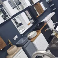 روشویی کابینتی دیواری با آینه بک لایت|لوازم سرویس بهداشتی|دماوند, گیلاوند|دیوار