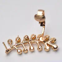 گوشواره لاله گوشی طرح پر|بدلیجات|تهران, فلسطین (میدان انقلاب)|دیوار