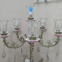 آباژور کنار سالنی ۶ شعله  و آباژور ۷۰ سانتی رومیزی|چراغ خواب و آباژور|تهران, خواجه نظام الملک|دیوار