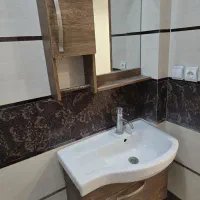 روشویی کابینتی همراه با آینه