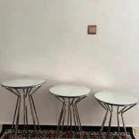 عسلی استیل سه تیکه نو