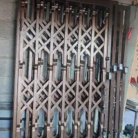 حفاظ درب اکاردونی آکاردیونی اکاردون نرده امنیتی|مصالح و تجهیزات ساختمان|قدس, شهرقدس|دیوار