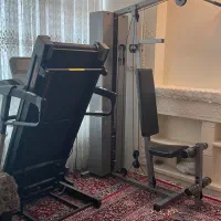 تردمیل و دستگاه سیم کش بدنسازی چند کاره