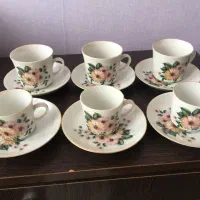 چای خوری پارچ و لیوان ایتالیایی میوه خوری عتیق