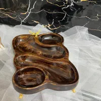 سرویس پذیرایی طرح چوب سنگی|ظروف سرو و پذیرایی|تبریز, |دیوار