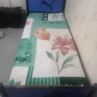 تخت خواب فلزی تک نفره|تخت و سرویس خواب|گلستان (تهران), |دیوار