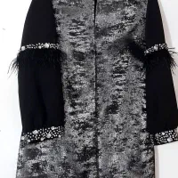 کت مجلسی سنگ دوزی شده .کت ژاکارت