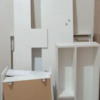 تخت یک نفره کتابخانه دار