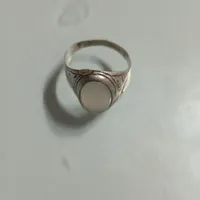 انگشتر نقره عقیق نباتی