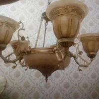 لوستر ۵ شاخه ۸ شعله در حد نو