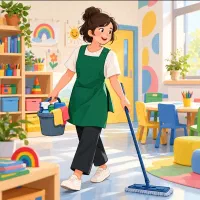 نطافتچی خانم مجرد