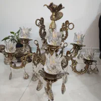 لوستر چهارشاخه دوبل