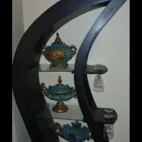 بوفه طرح اشک کارکرده با  دکوری آبی