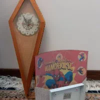 آباژور، چراغ اتاق کودک نو،ساعت چوبی دیواری|چراغ خواب و آباژور|قم, انسجام|دیوار