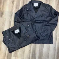 کاپشن چرم خارجی/فروش چکی بی سود برند ایرانی|لباس|قم, حاج خلیل|دیوار