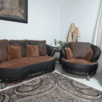 مبل هفت نفره و میز ناهار خوری|مبلمان خانگی و میز عسلی|سنگر, |دیوار