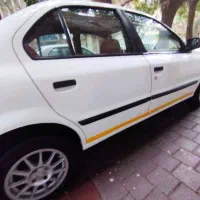 سمند اLxسفیدباخط نارنجی. تاکسی بیرون شهری