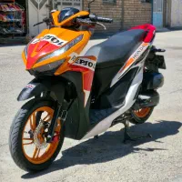 موتور کلیک طرح رپسول 150cc در حد خشک 1402