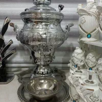 سماور ۱۰ لیتر برنجی ورق ضخیم قلم