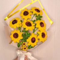 دسته گل ماندگار و زیبای  پیپاکن|گل مصنوعی|مشهد, شهید فرامرز عباسی|دیوار