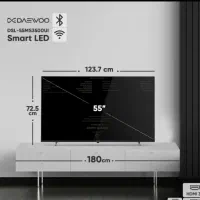 تلویزیون اسمارت ۵۵ اینچ دوو سری z در حد آکبند|تلویزیون و پروژکتور|اصفهان, سپاهان‌شهر|دیوار