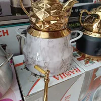 کتری قوری کف چودن کتری قوری شیردار استیل باضمانت|قوری، کتری، قهوه‌ساز دستی|قم, نیروگاه|دیوار