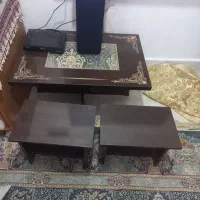 میز وسط وسه عدد عسلی وجاکفشی|مبلمان خانگی و میز عسلی|بندر کنگان, |دیوار
