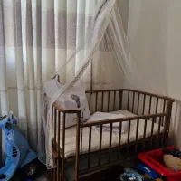 تخت کنار مادر نو حالت گهواره شو|تخت و صندلی بچه|فردیس, فردیس|دیوار