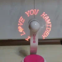 مینی پنکه ال ای دی نوشتاری متغیر