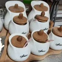 پاسماری سفید بااستند چوبی