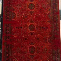 فرش قرمز لاکی زرشکی بلوچی|فرش|نکا, |دیوار