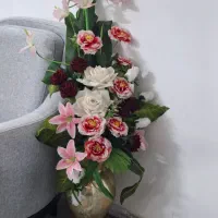 گلدان گل مصنوعی زیبا