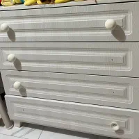 ست تخت و کمد و کشو و پاتختی سفید ساده|تخت و سرویس خواب|تهران, باغ فیض|دیوار