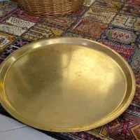 سینی روسی سایز بزرگ و تابه مسی قدیمی