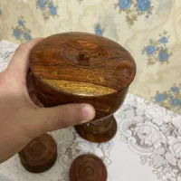 زیرلیوانی چوبی