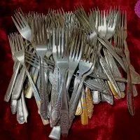 قاقش چنگال قدیمی درهم ژاپنی ضخیم محکم|ظروف سرو و پذیرایی|تهران, والفجر|دیوار