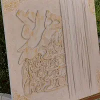 تابلو کالیگرافی ،تابلو چهارقل ، تابلو ماه ، ساعت