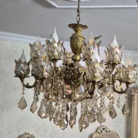 لوستر برنجی سنگین وزن|لوستر و چراغ آویز|تهران, مسعودیه|دیوار