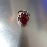 انگشتر نقره نگین عقیق. بوشهر|جواهرات|بوشهر, |دیوار