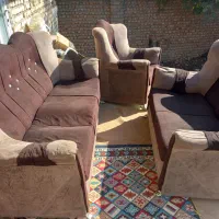 کلیه لوازم چوبی یکجا مبل میز عسلی اینه کنسول|مبلمان خانگی و میز عسلی|سرخنکلاته, |دیوار