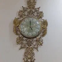 ساعت برنز،سیمرغ،دیوارکوب گلدون