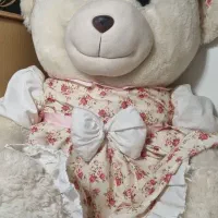 دوعدد عروسک خرسی بزرگ و کوچک