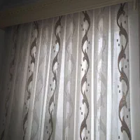پرده سالم  با کتیبه کرم رنگ