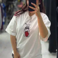 تیشرت لانگ صبرسفیدومشکی دخترونه و پسرونه تک و عمده