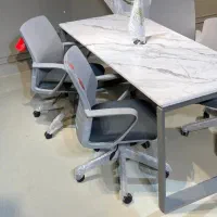 میز مدیریت اداری  پایه فلزی ۱ میز