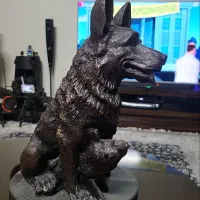 دکور ۱۲ کیلویی مجسمه برنز حراج