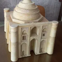 ماکت طرح چوب دستساز از بنای تاریخی|مجسمه، تندیس، ماکت|مشهد, فدک|دیوار