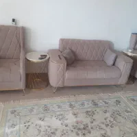 فروش مبل ۴ نفره ی دو نفره با دو تا تکی