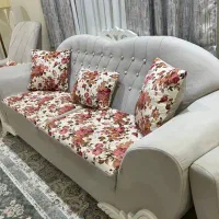 مبل راحتی ۷نفره همراه یا میز عسلی و میزوسط و بوفه|مبلمان خانگی و میز عسلی|تهران, جنت‌آباد جنوبی|دیوار