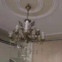 لوستر برنز ۱۲ شاخه|لوستر و چراغ آویز|اردبیل, |دیوار